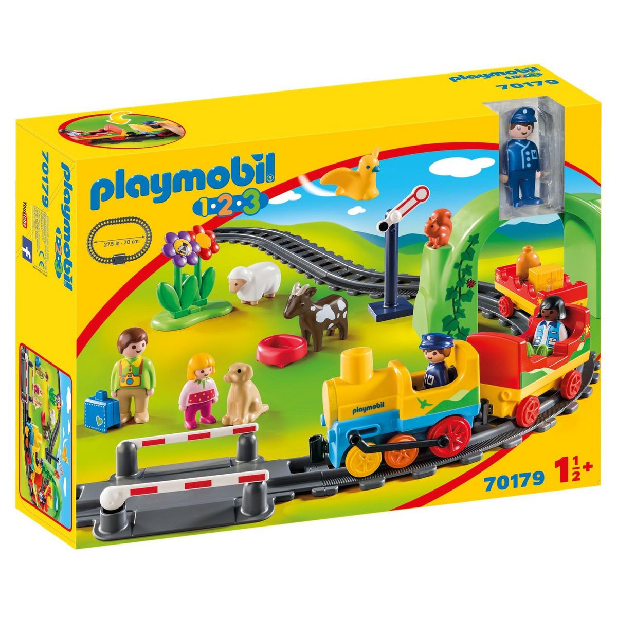 Playmobil 6774 - playmobil 1.2.3 - camion poubelle - La Poste