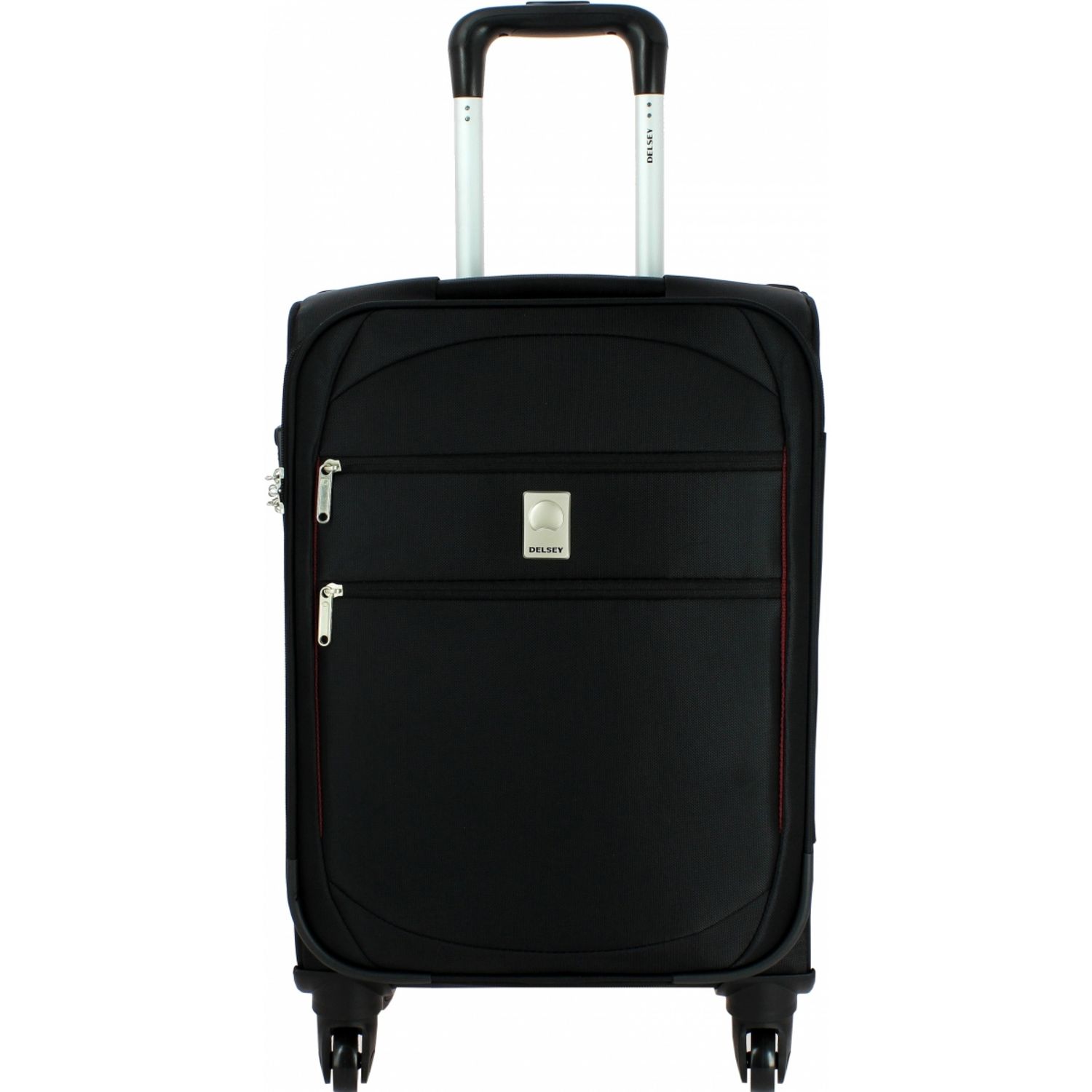 Valise Delsey tissu noir