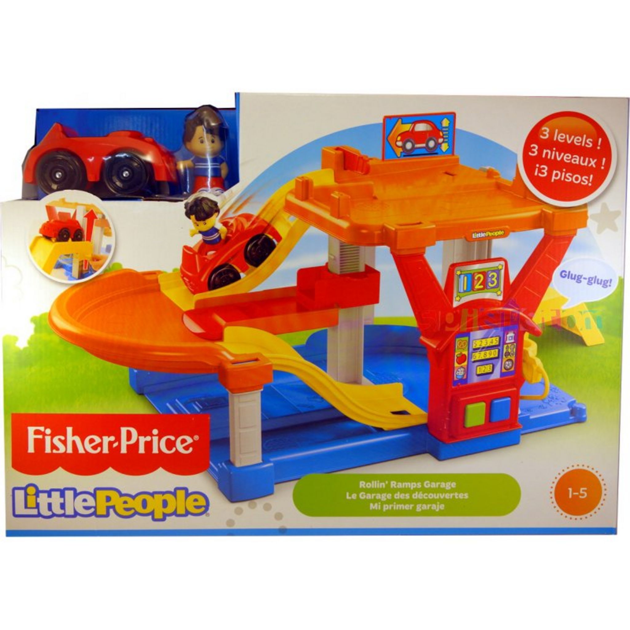 Fisher price rollin store ramps garage