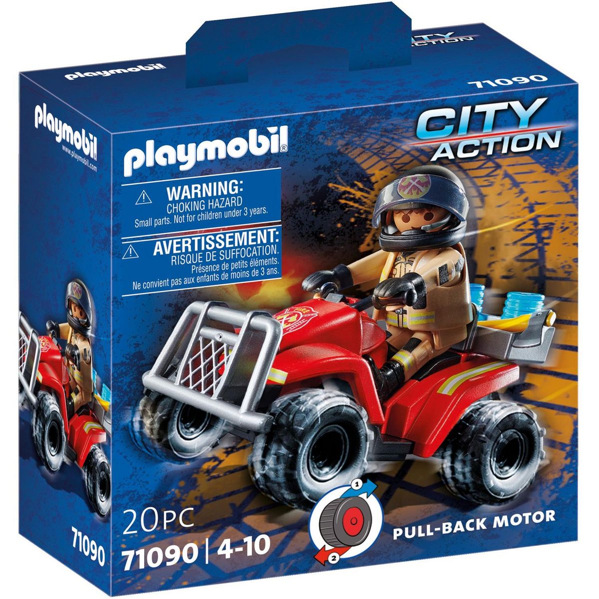 Playmobil Le Plus Cher Du Monde PLAYMOBIL 71090 - City Action - Pompier et Quad pas cher - Auchan.fr