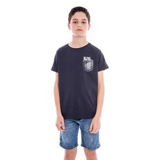t-shirt pur coton organique nampty boy (Bleu marine)