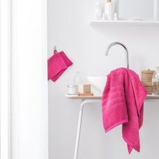 TODAY Lot 2 serviettes + 2 gants de toilette 500 g/m² JUS de MYRTILLE