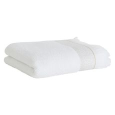 ACTUEL Maxi drap de bain en pur coton qualité Zéro Twist 500 g/m² (Blanc)