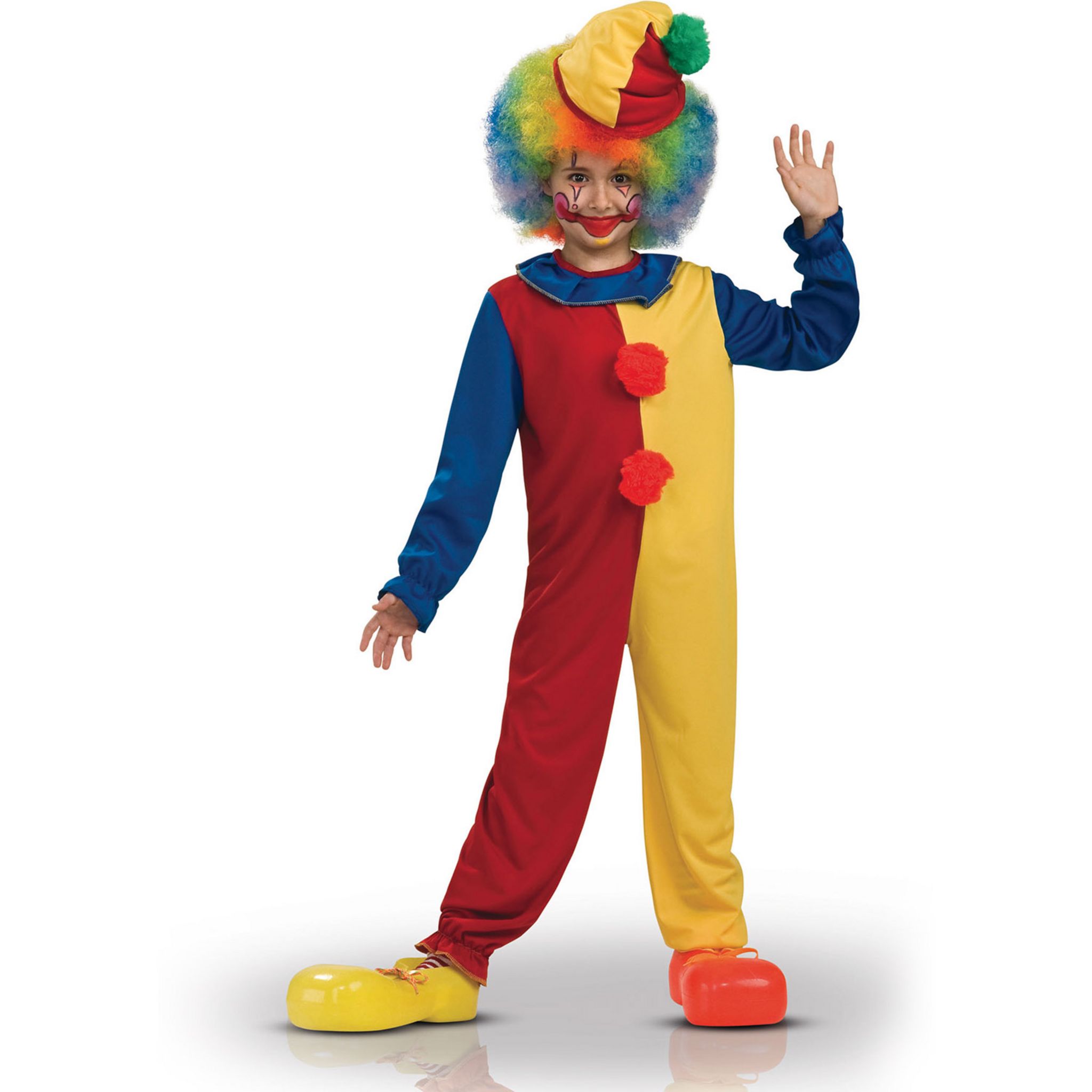 Clown Pour Anniversaire à Domicile Pas Cher Rubie's Déguisement enfant clown : 5/6 ans - 5/7 ans (110 à 122 cm) pas cher  - Auchan.fr