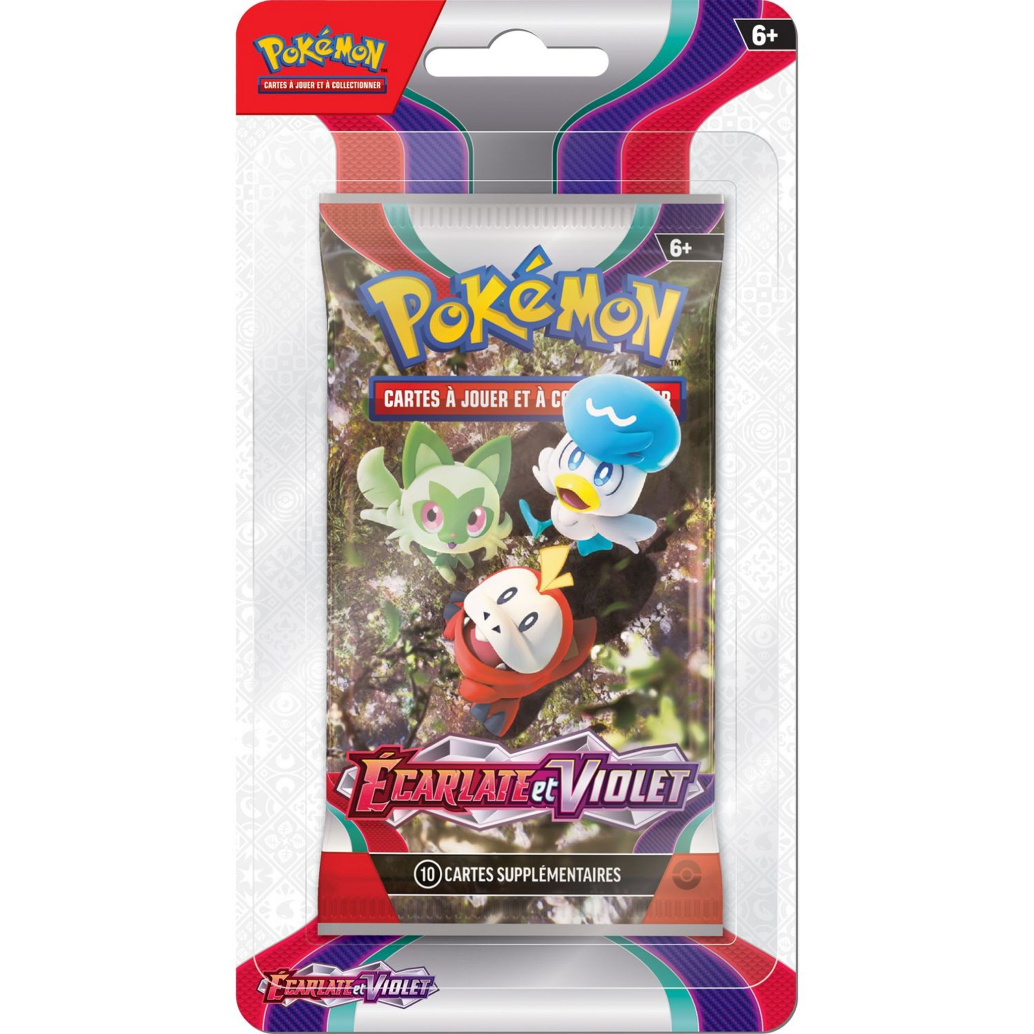 Pack 3 Boosters Pokémon et autocollants - Destinées de Paldea - Écarlate et  Violet 4.5 Asmodée : King Jouet, Cartes à collectionner Asmodée - Jeux de  société