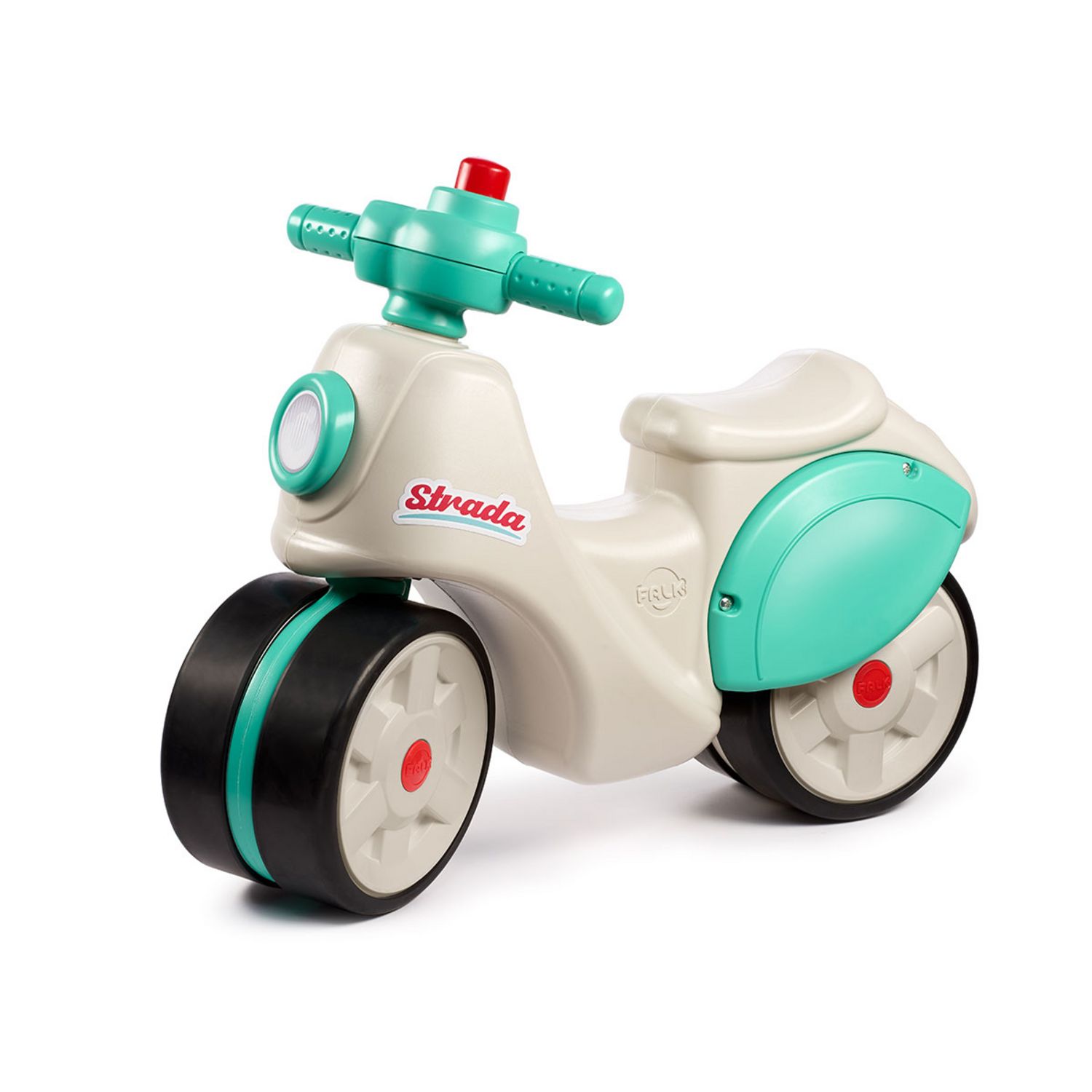 Porteur enfant scooter strada crème et rose 1 à 3 ans - falk - Conforama