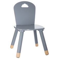 ATMOSPHERA Chaise enfant en bois SWEET (gris)