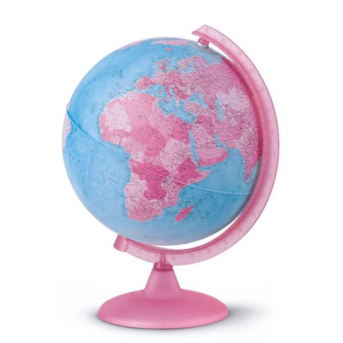 Globe lumineux rose