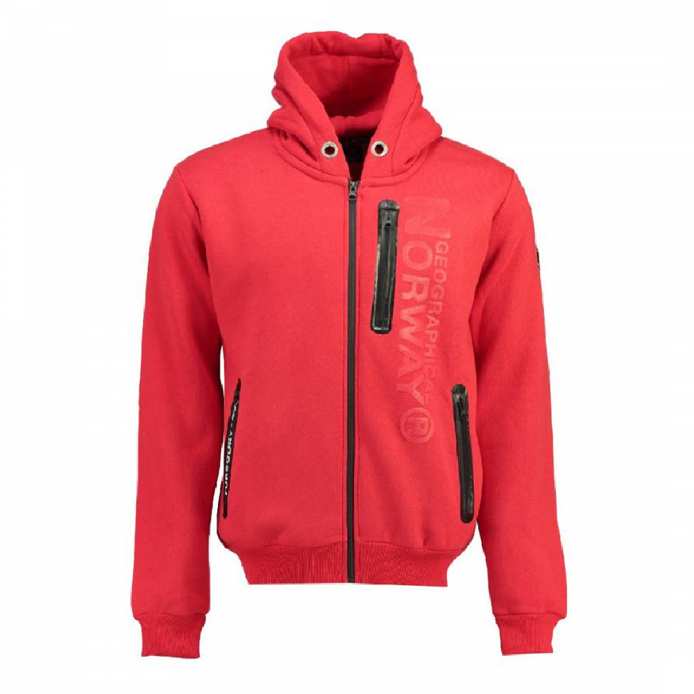 GEOGRAPHICAL NORWAY Sweat capuche Rouge Gar on Geographical