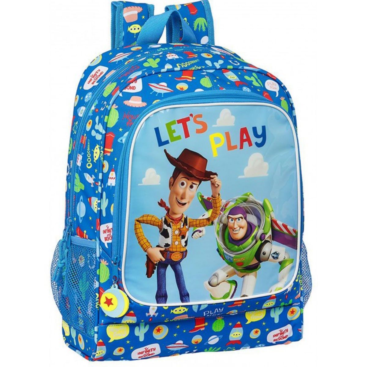 Toy Story Sac dos Scolaire Enfant Woody et Buzz Cartable Ecole