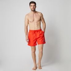 Short de bain Aqua réactif homme à motifs au contact de l'eau (Orange)