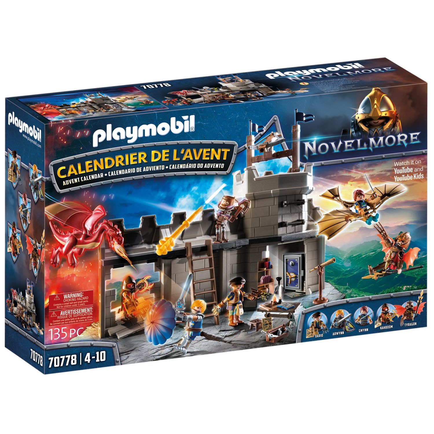 RETOUR VERS LE FUTUR III - Calendrier de l'avent 'PLAYMOBIL' :  : Playmobil Playmobil Retour vers le futur