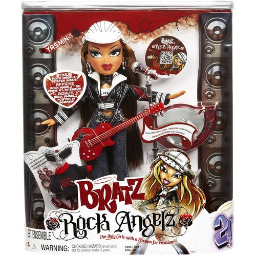 MGA Poupée mannequin Yasmine - Bratz Rock Angelz spéciale 20 pas