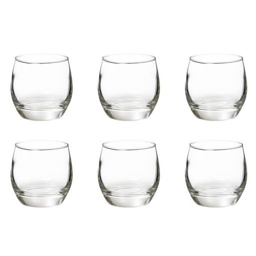 Reception 1618066 Lot de 6 Verrines 6, 5 cl, Verre, Transparent