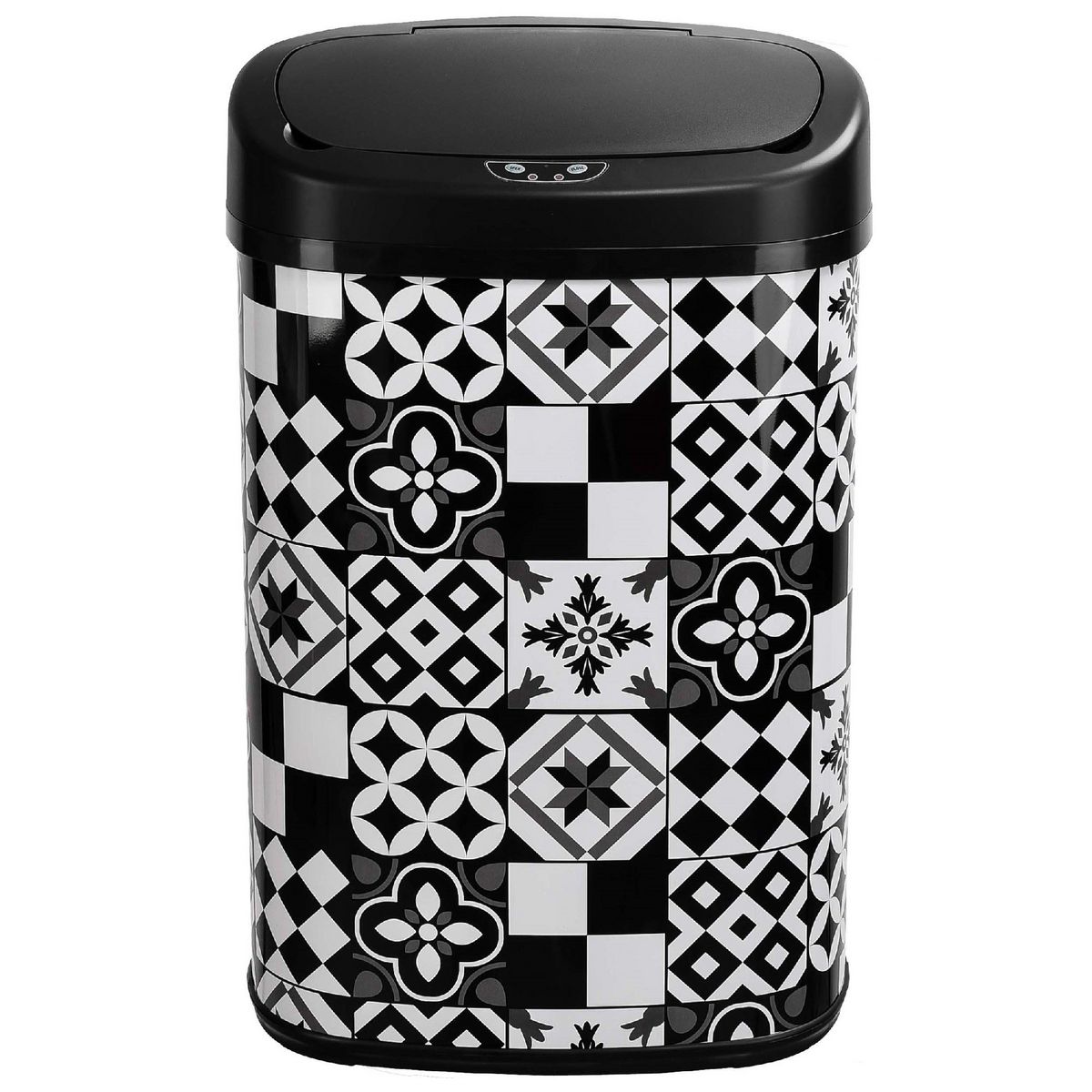 Kitchen move Poubelle de cuisine automatique MAJESTIC Noir Acier inoxydable 58 L