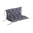 OUTSUNNY Coussin matelas assise dossier pour banc de jardin balancelle canapé grand confort 100 x 98 x 8 cm gris