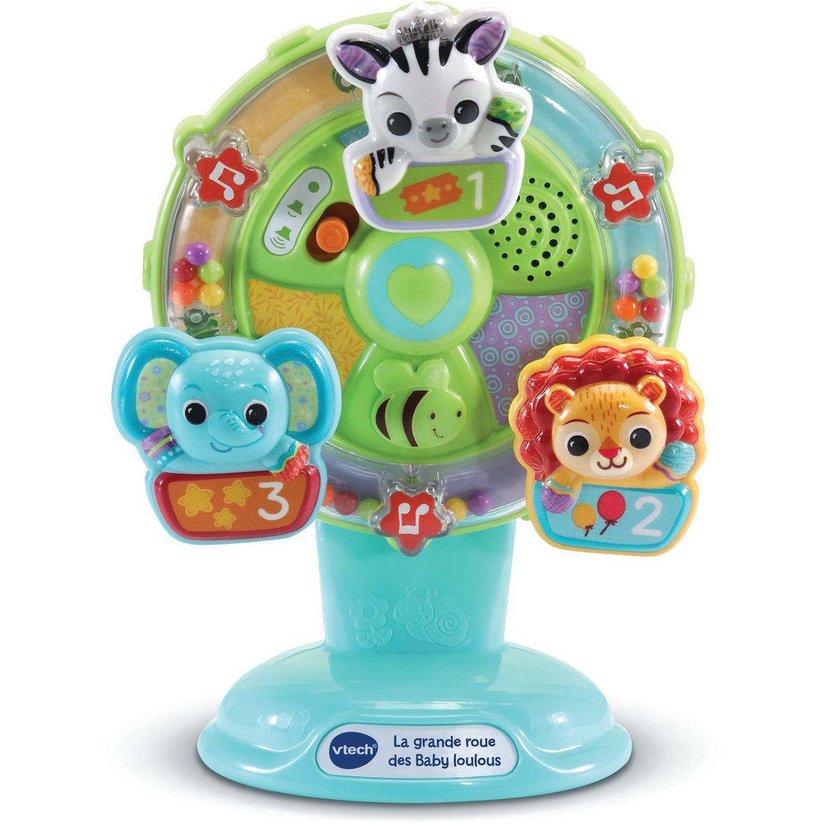 VTech - Super Livre Enchanté des Baby Loulous Bleu, Livre Interactif Bébé -  6 /36 mois - Version FR : : Jeux et Jouets