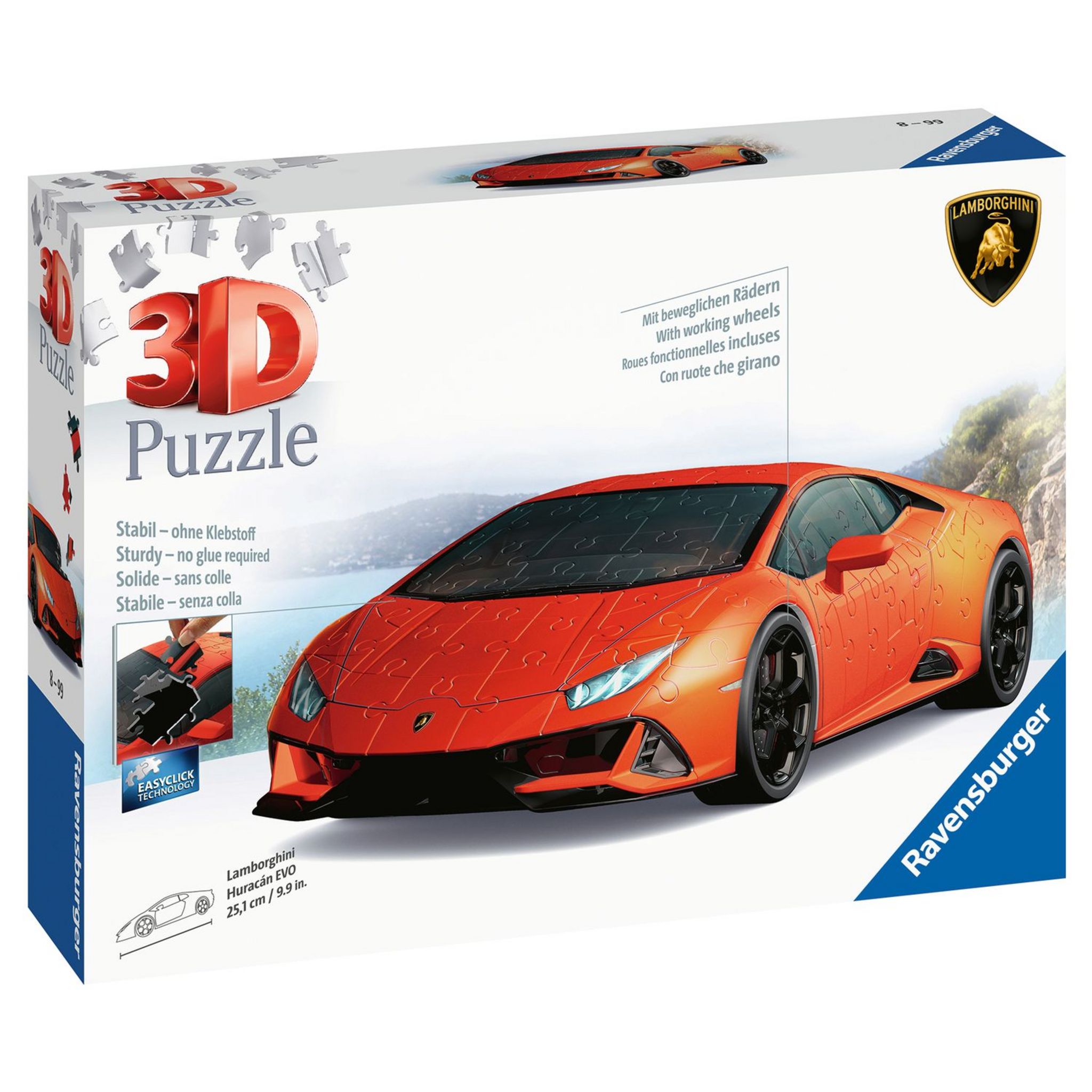 PUZZLE VOITURE DE COURSE 3D EN BOIS