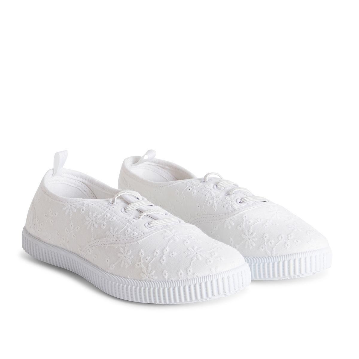 Chaussure blanche toile best sale