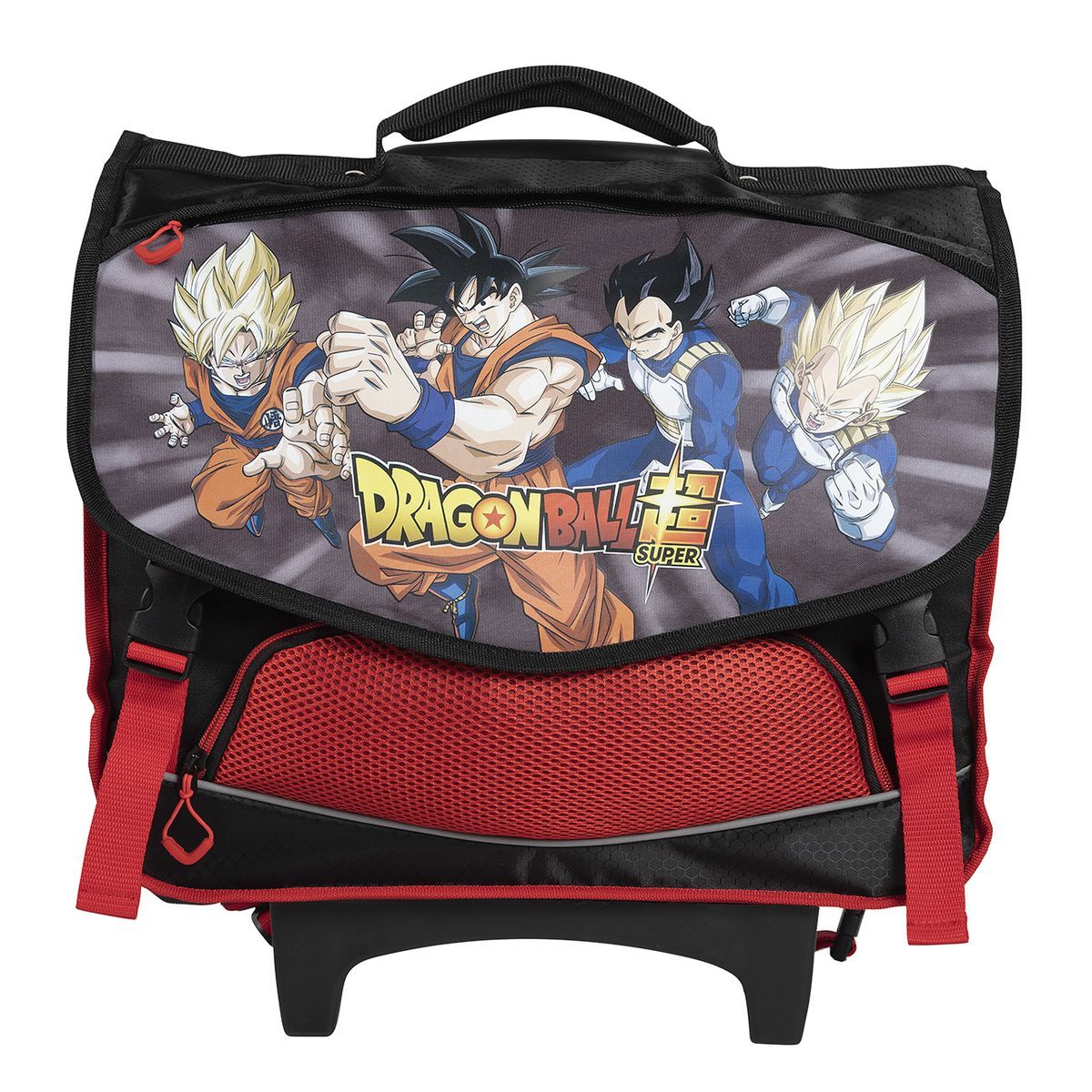 Cartable roulettes 41 cm noir DRAGON BALL SUPER