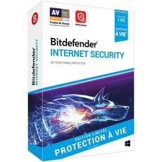 BITDEFENDER Logiciel antivirus et optimisation Internet Security A vie - 1 PC