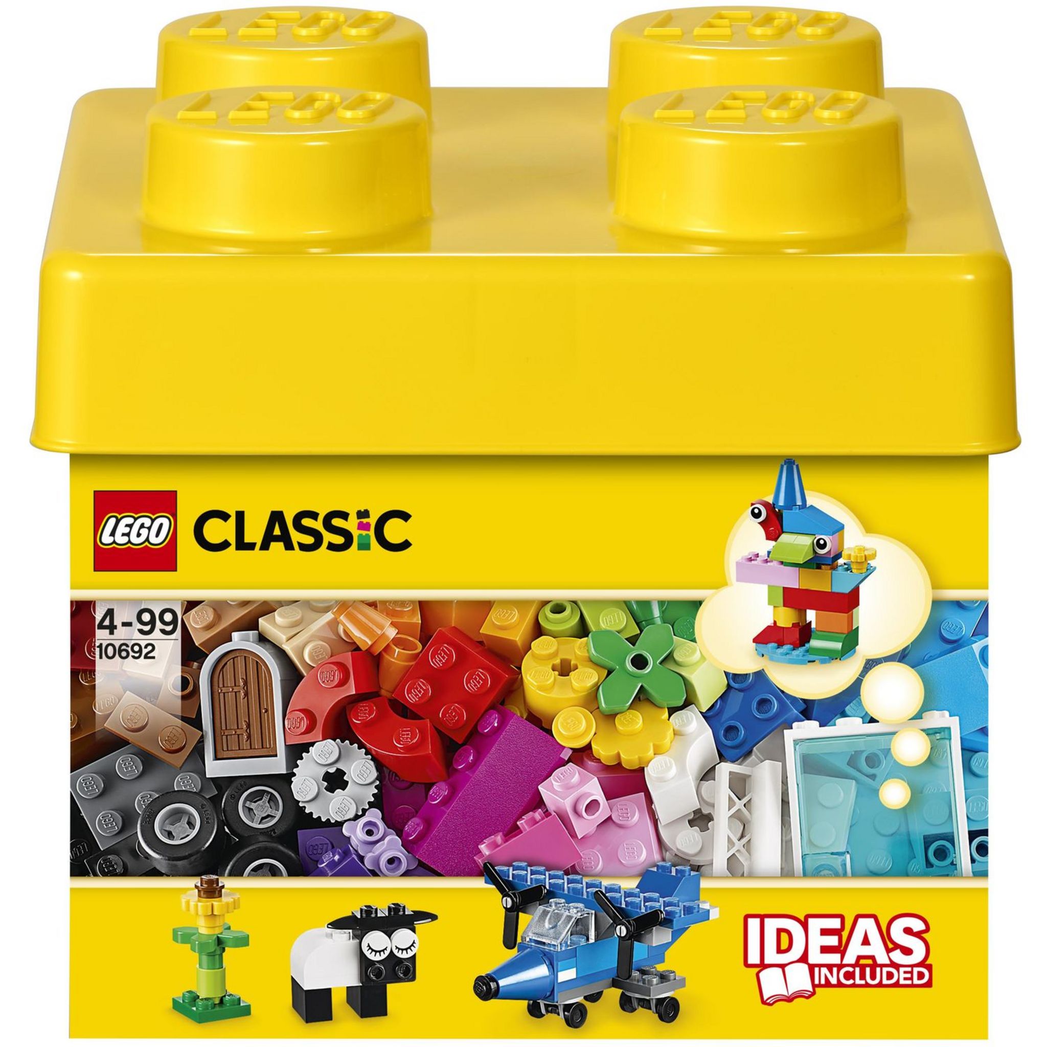 LEGO 11030 Classic Briques à Foison, Jouet Briques avec Emoji Smiley, Un  Perroquet, Une Fleur et Plus, Cadeau Créatif pour Enfants, Garçons, Filles