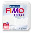 Pâte Fimo Effect blanc pailleté 56g