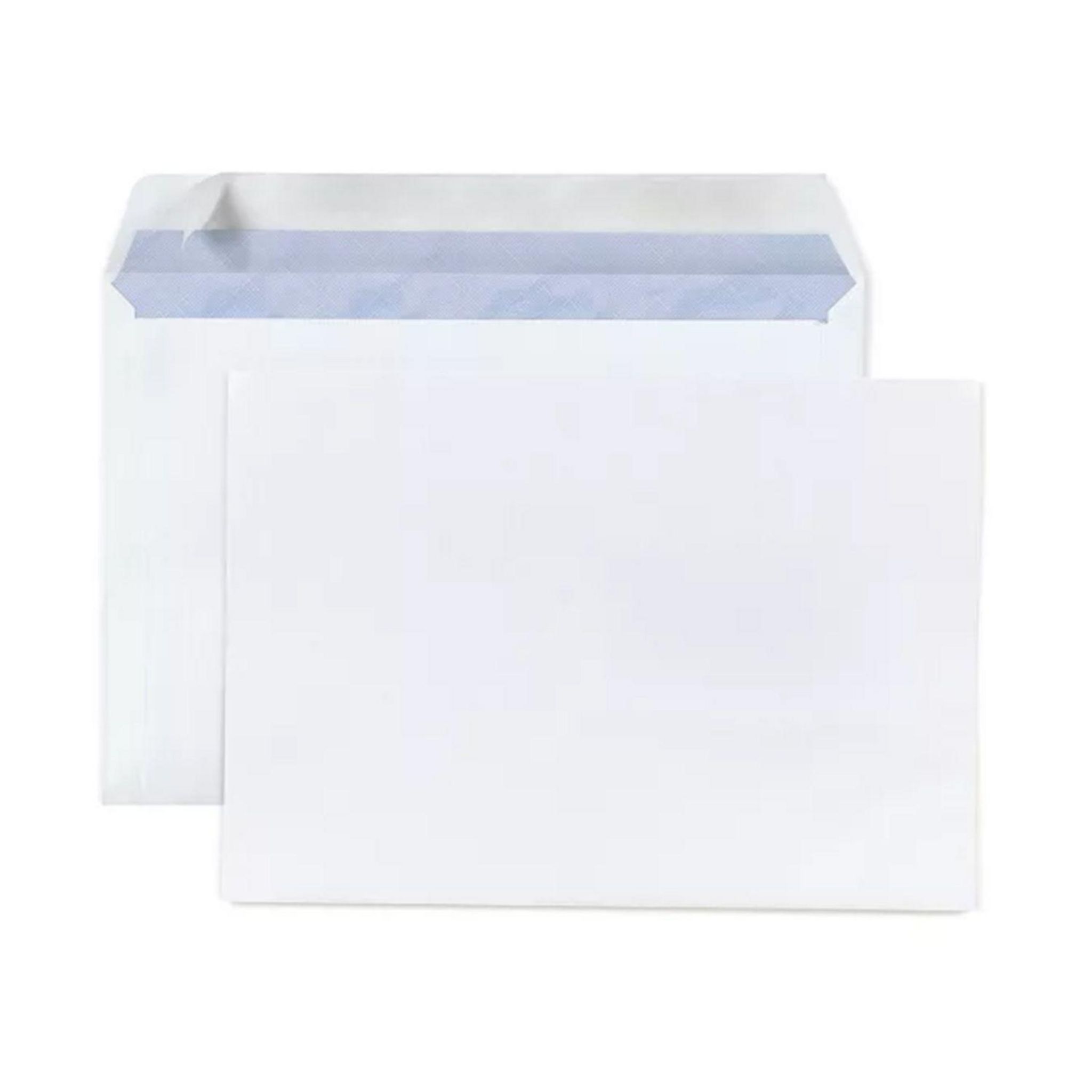 AUCHAN Lot de 100 enveloppes 11x22cm 100 pièces pas cher 