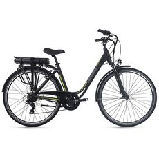 Adore Aluminium Vélo électrique femme ADORE Versailles 28''Ebike noir-vert 250 Watt Li-Ion 36V/10,4 Ah 7 vitesses
