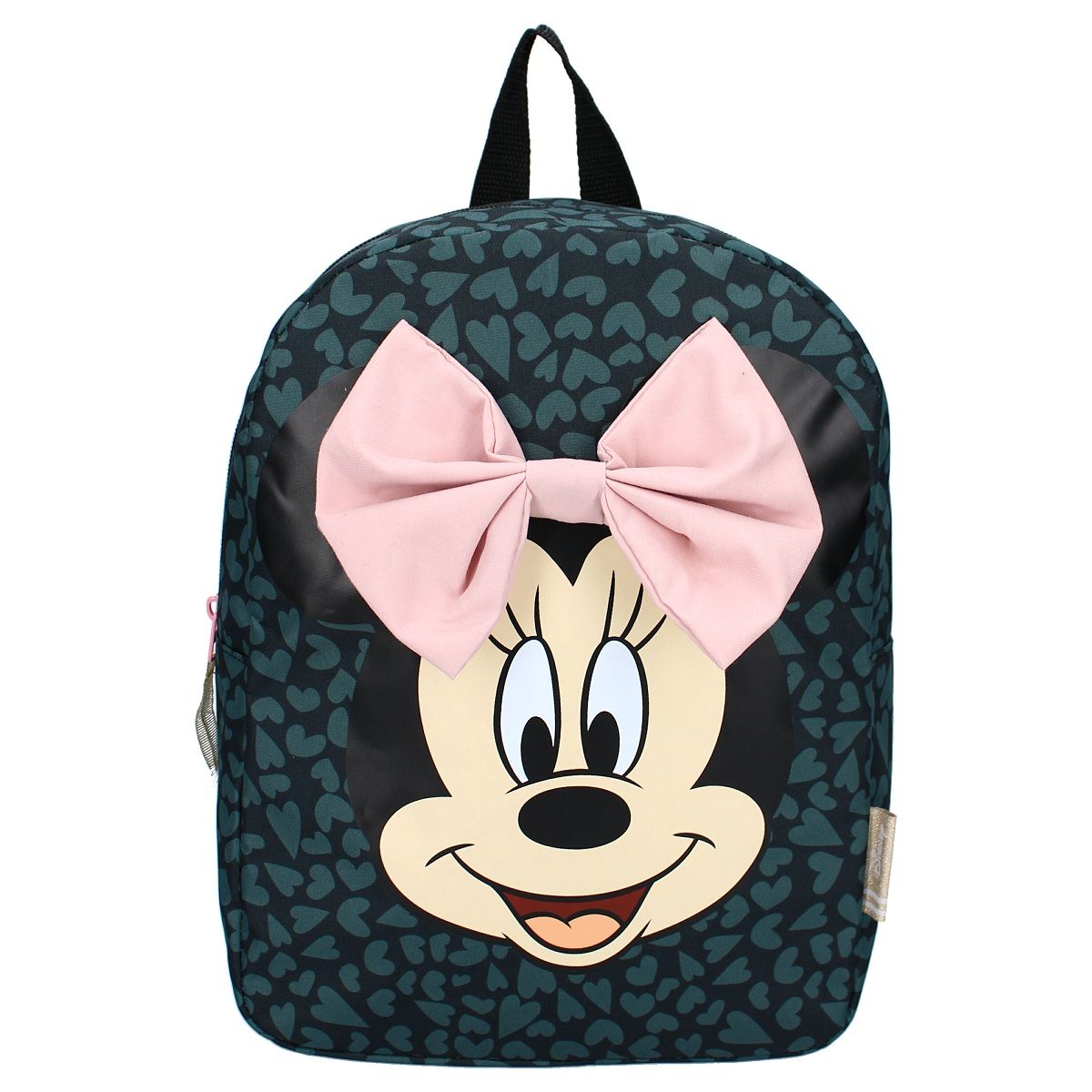 DISNEY Sac maternelle noir Minnie avec n ud rose pas cher