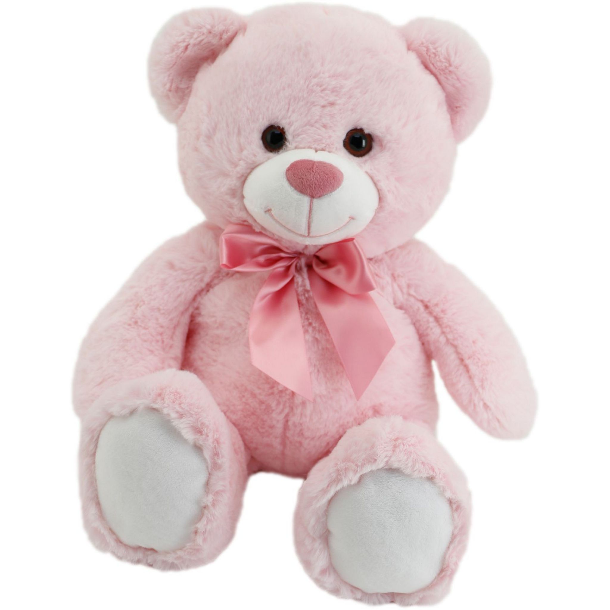 Peluche ours rose tout doux - Nocibé