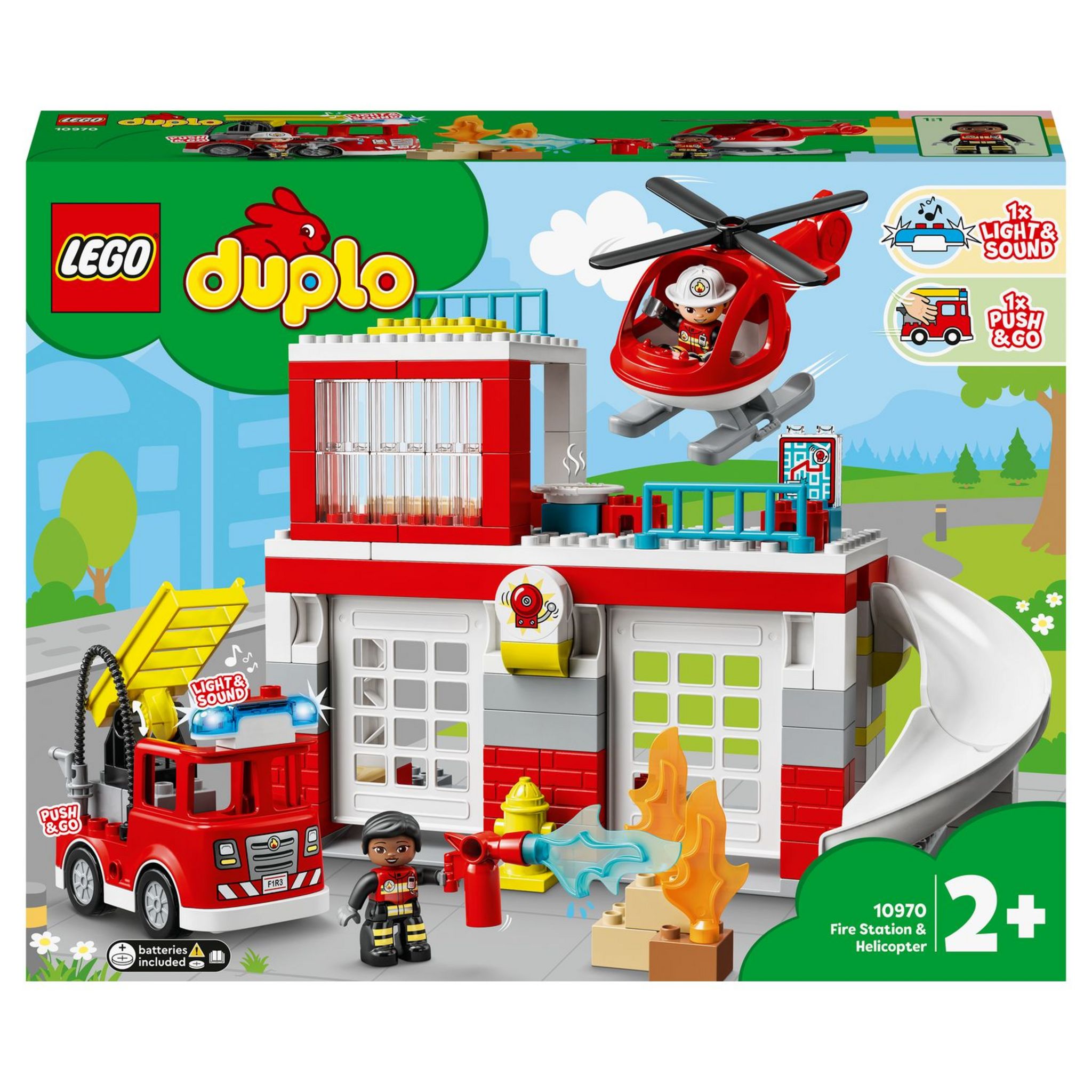 LEGO DUPLO 10987 Le Camion de Recyclage, Jouets Éducatifs et de Tri d