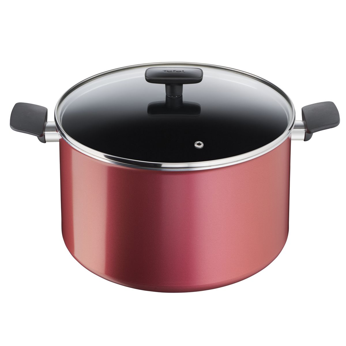 TEFAL Marmite INTRO Rouge surprise 28 cm 9.8 litres pas cher 