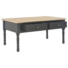 Table basse Noir 100 x 55 x 45 cm Bois