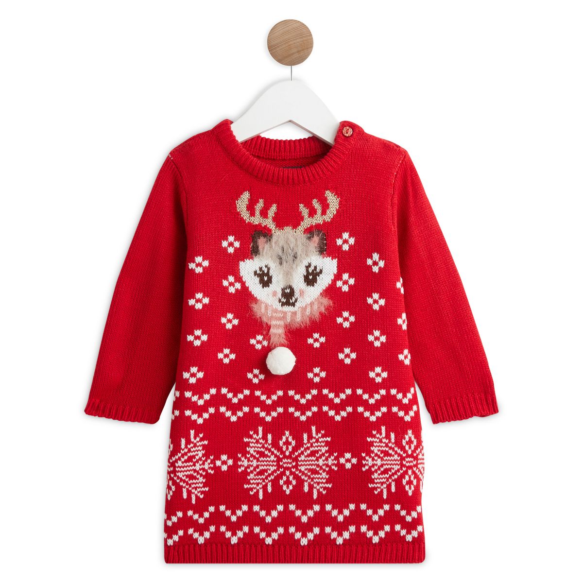 Pull de noel bébé fille sale