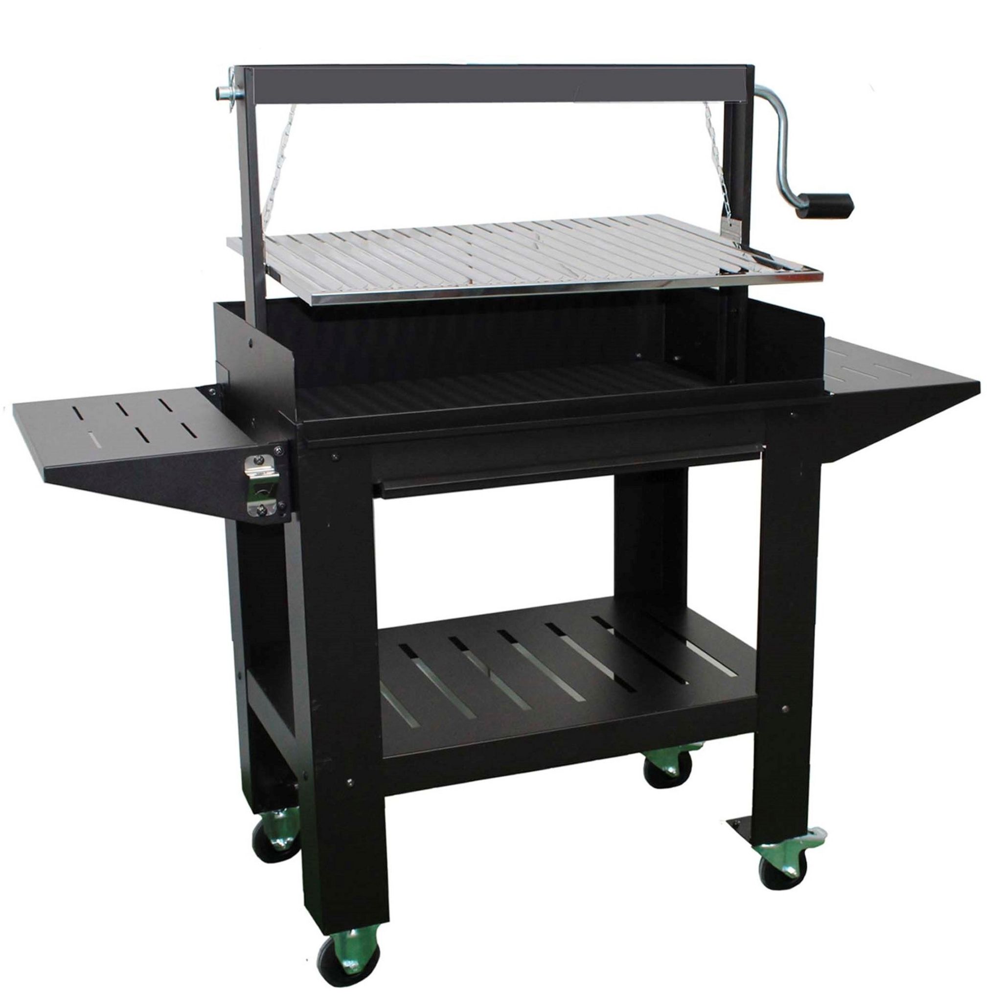 GARDENSTAR Barbecue charbon de bois en acier TITAN pas cher 