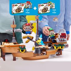 LEGO Super Mario 71391 Ensemble d'Extension La Forteresse Volante de Bowser 