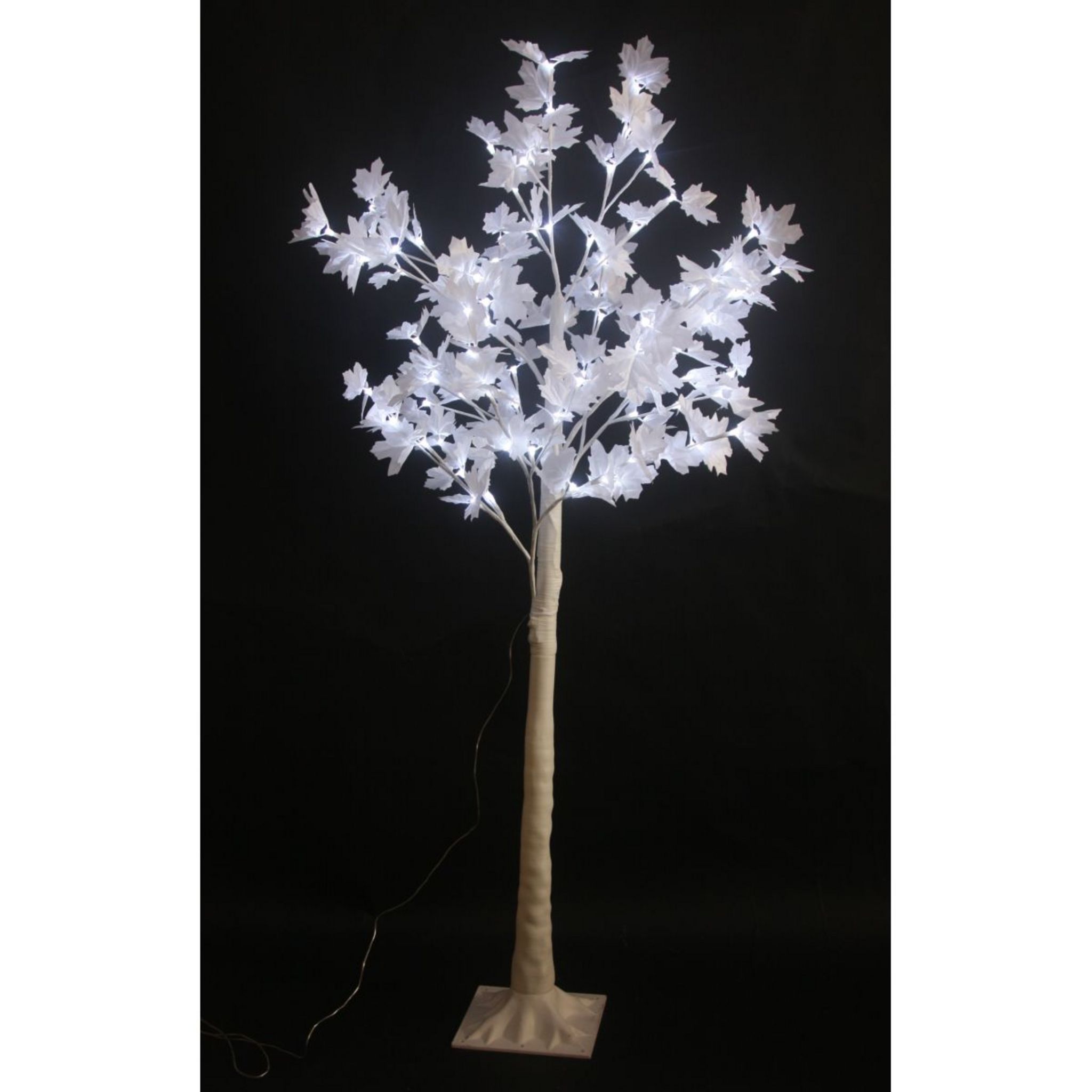 ACTUEL Arbre lumineux extérieur blanc chaud 168led h180cm pas cher 