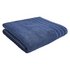 ACTUEL Maxi drap de bain uni en coton bouclé 500 gr/m2 (Bleu)