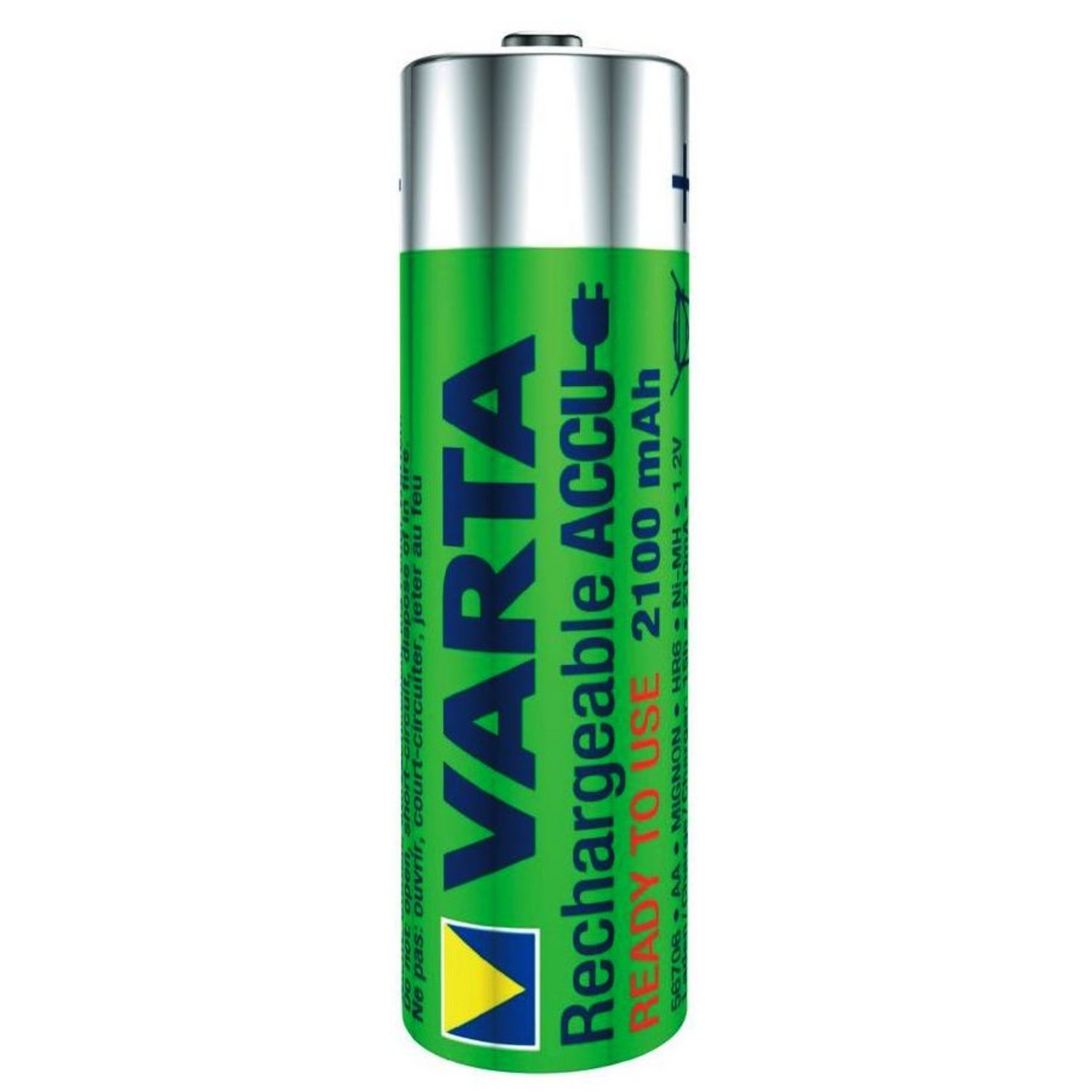 Pile rechargeable AA R6 Varta 2 pièces pas cher 
