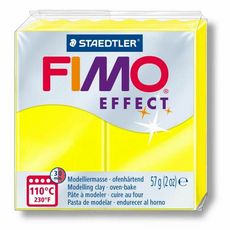 Fimo Pâte Fimo - Effect néon jaune 57g
