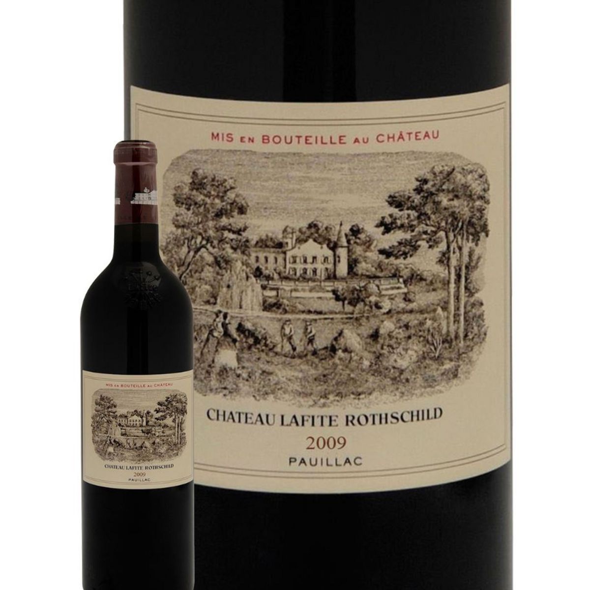 Vin rouge AOP Pauillac Château Lafite Rothschild 2009 75cl