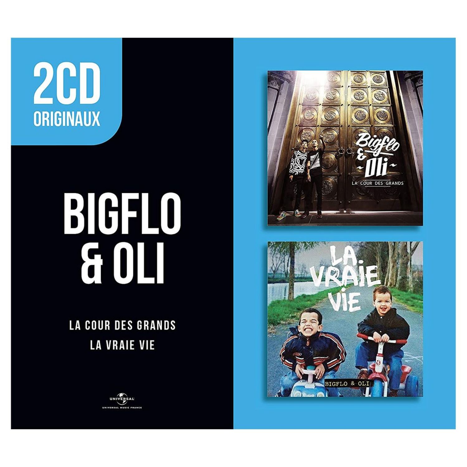 Coffret 2 CD Bigflo & Oli La Cour Des Grands / La Vraie Vie pas