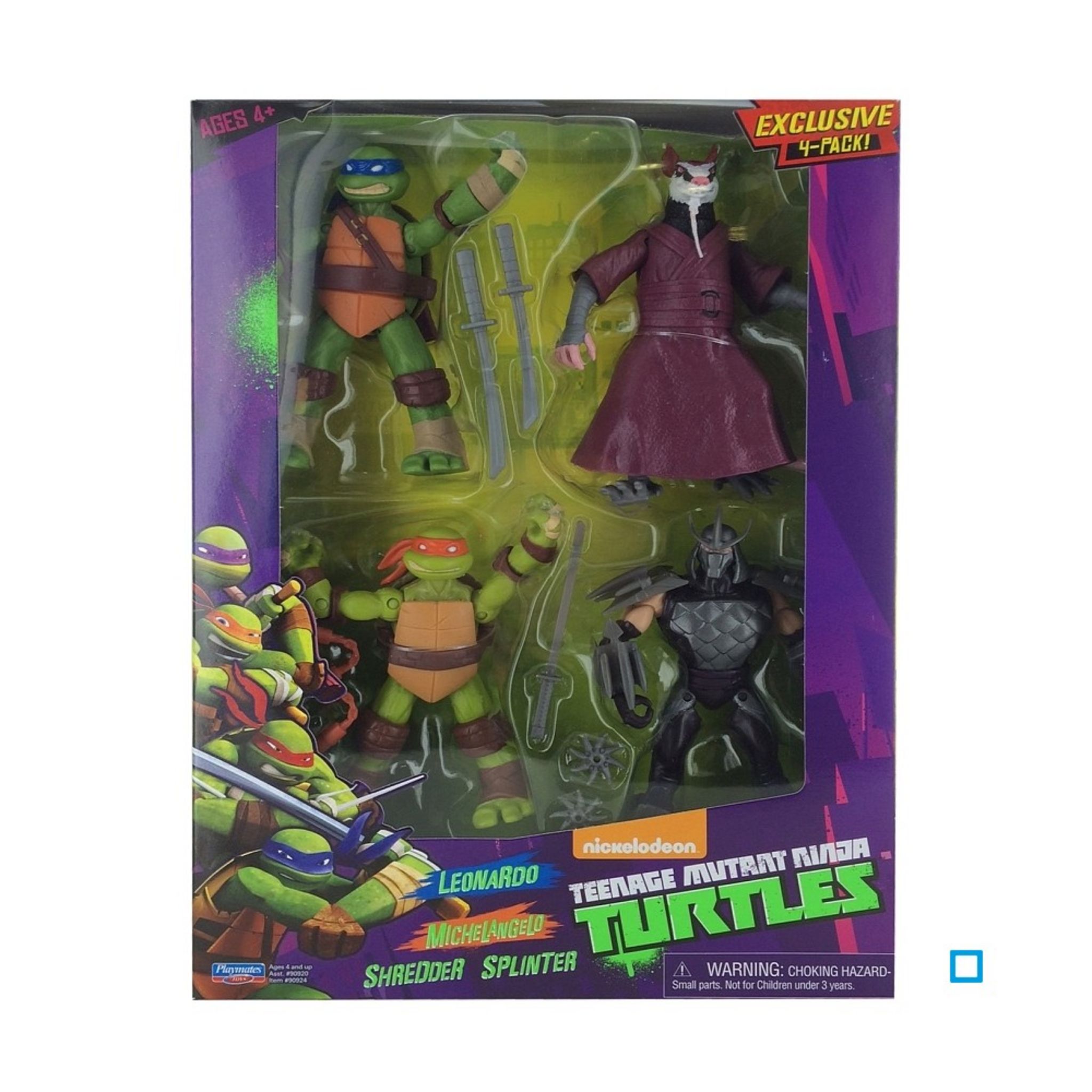 Figurine Teenage Mutant Tortue Ninja TMNT 12cm 4 pcs/set - Cdiscount Jeux -  Jouets