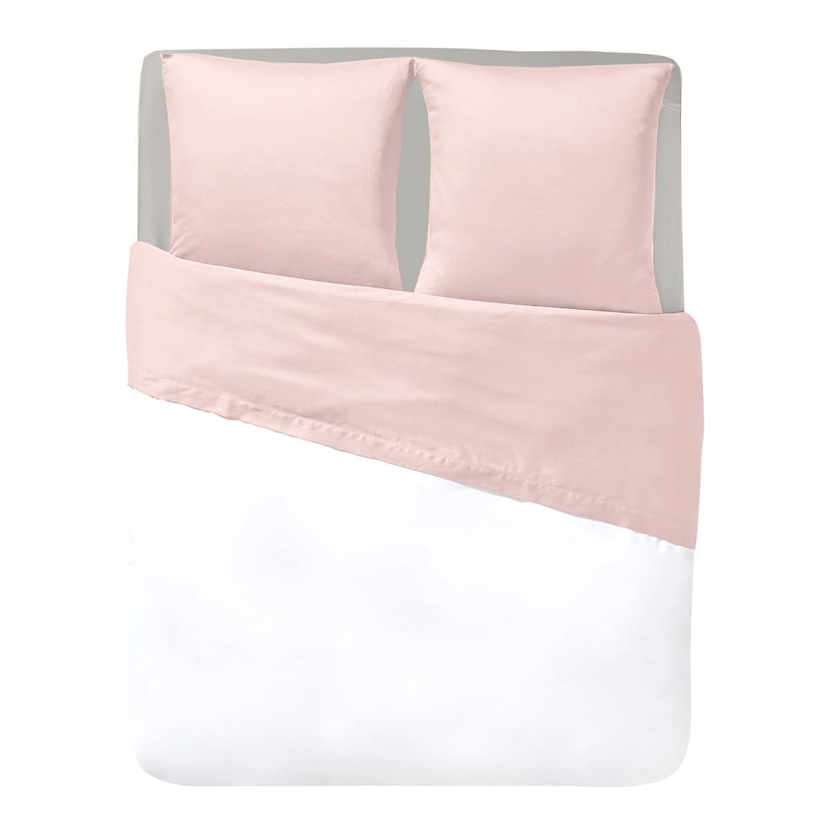 Parure de drap microfibre bicolore pas cher Auchan.fr