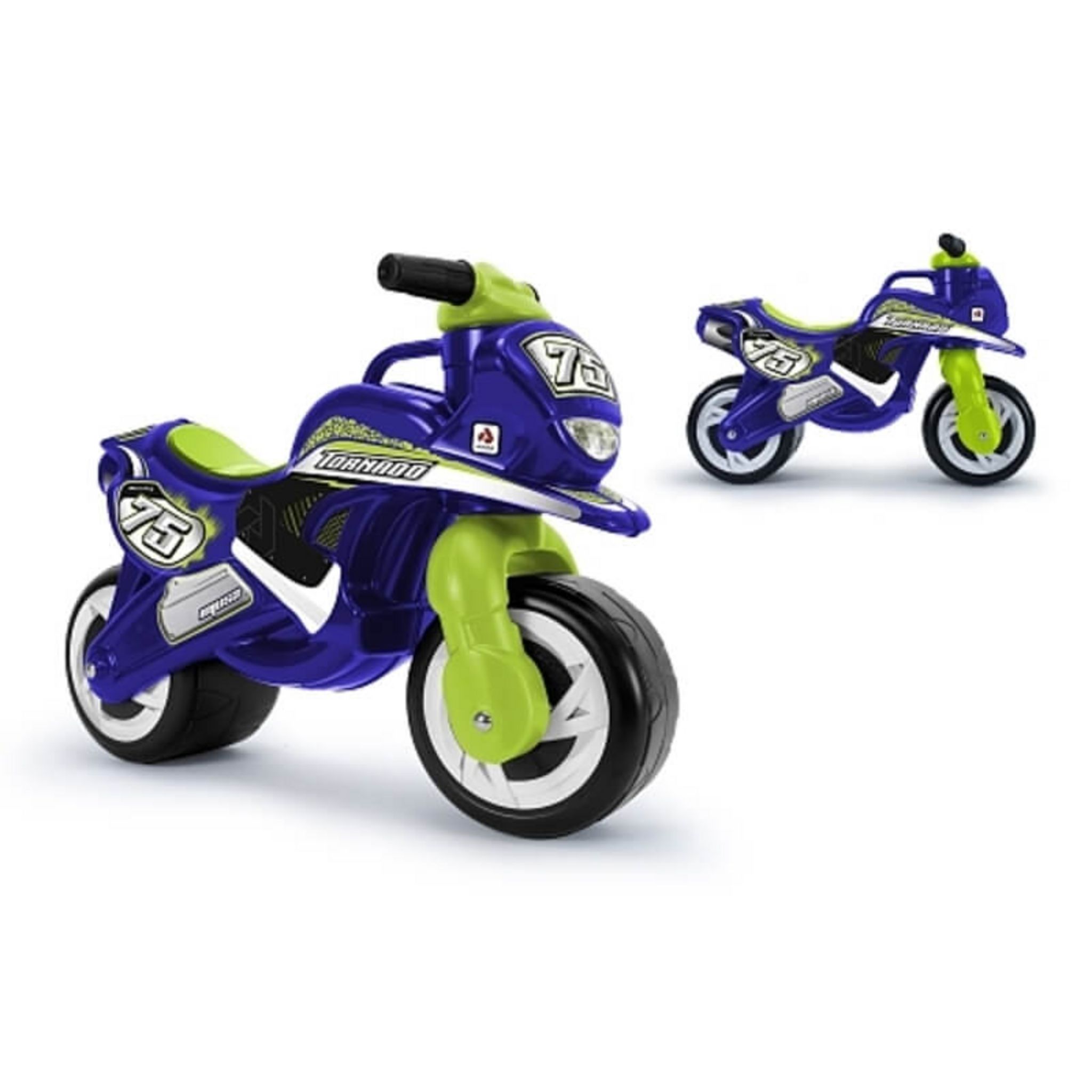 HOMCOM Porteur Enfants Moto de Course Effets musicaux et Lumineux