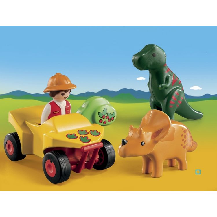 Taille Unique Playmobil Explorateur et Dinosaures 9120