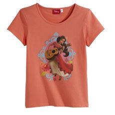 IN EXTENSO T-shirt manches courtes fille  (Rose corail)