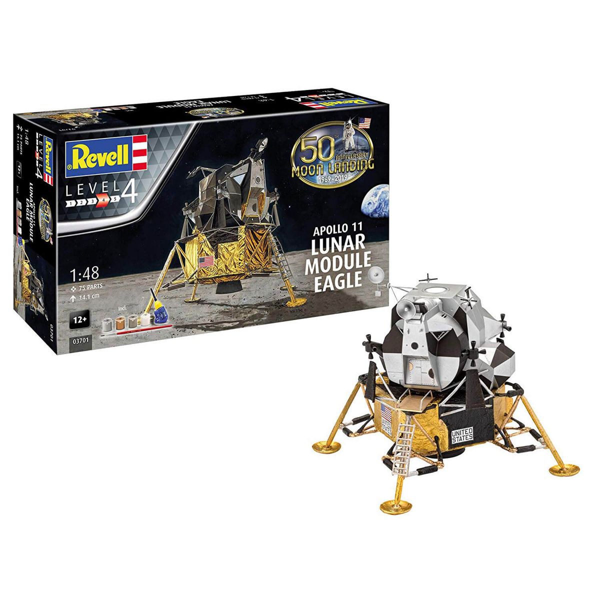 Revell Maquette Espace Coffret 50 Ans Apollo 11 Module Lunaire