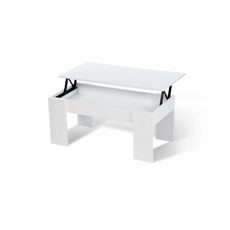Table basse relevable MAO (Blanc)